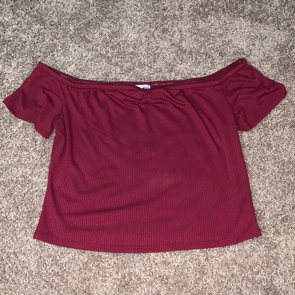 Burgundy top from love fire